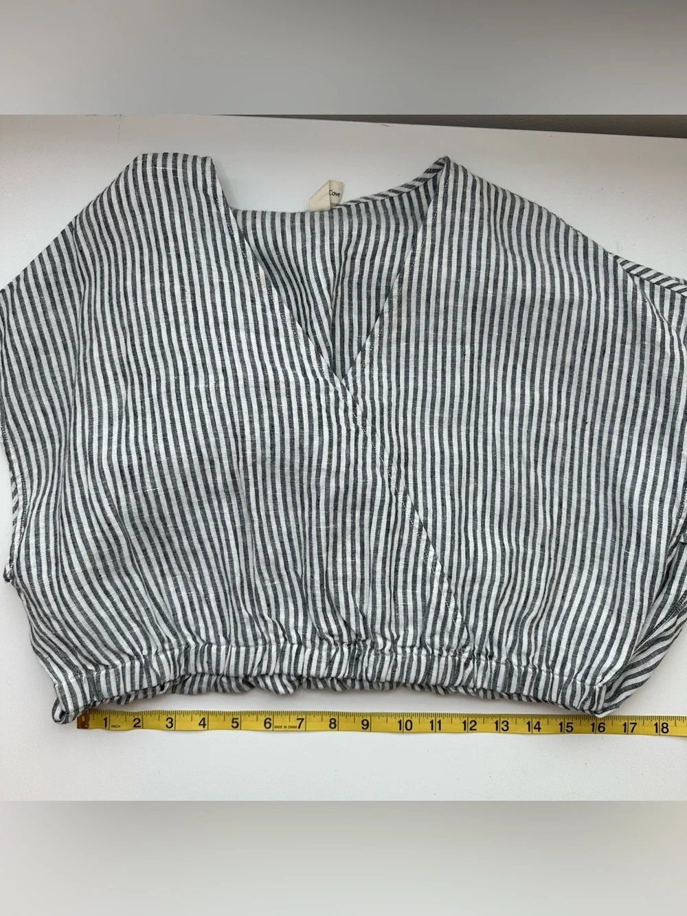 Grae Cove Linen Stripped Dress - Picture 4 of 6